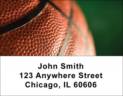 Basketball Address Labels | LBSPO-B2