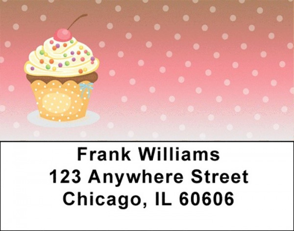 Cupcakes Address Labels | LBFOD-53