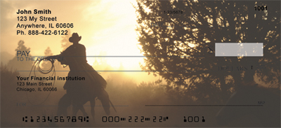 erding these wild horses as their last run of the day, with the setting sun in the background.