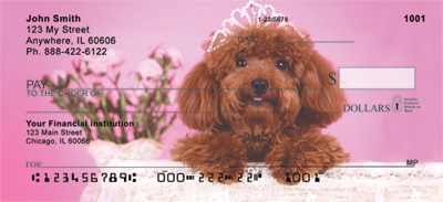 Toy Poodles Personal Checks