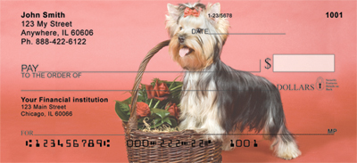 Yorkshire Terriers Personal Checks 