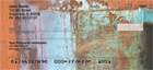 Rusty Metals Personal Checks