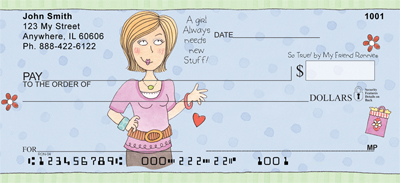 Shopping Personal Checks by My Friend Ronnie