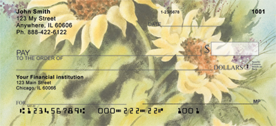 rsonal checks feature artwork of four rotating checks.