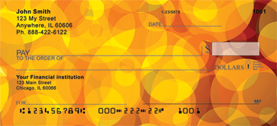 s of spots with yellow, gold, orange and red.