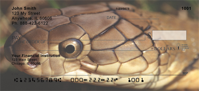  enjoy four rotating images of overlapping scales slithering across your checks.   