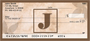 Simplistic Monogram J Personal Checks