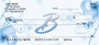 Floral Monogram B Personal Checks