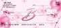 Floral Monogram B Personal Checks