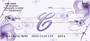 Floral Monogram C Personal Checks