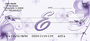 Floral Monogram E Personal Checks