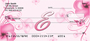 Floral Monogram E Personal Checks