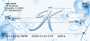 Floral Monogram K Personal Checks