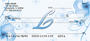 Floral Monogram L Personal Checks