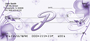 Floral Monogram P Personal Checks