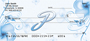 Floral Monogram P Personal Checks