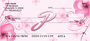 Floral Monogram P Personal Checks