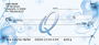Floral Monogram Q Personal Checks