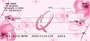 Floral Monogram Q Personal Checks