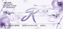 Floral Monogram R Personal Checks