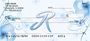 Floral Monogram R Personal Checks