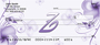 Floral Monogram Z Personal Checks