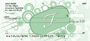 Stylish Monogram F Personal Checks