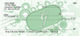 Stylish Monogram G Personal Checks