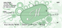 Stylish Monogram M Personal Checks