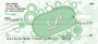 Stylish Monogram P Personal Checks