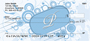 Stylish Monogram P Personal Checks
