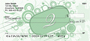 Stylish Monogram Q Personal Checks