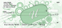Stylish Monogram U Personal Checks
