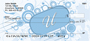 Stylish Monogram U Personal Checks