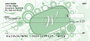 Stylish Monogram W Personal Checks