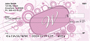 Stylish Monogram W Personal Checks