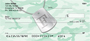 Dog Tag Monogram F Personal Checks