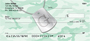 Dog Tag Monogram G Personal Checks