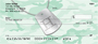 Dog Tag Monogram H Personal Checks