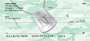 Dog Tag Monogram N Personal Checks