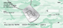 Dog Tag Monogram R Personal Checks