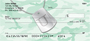 Dog Tag Monogram U Personal Checks