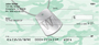 Dog Tag Monogram W Personal Checks