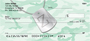 Dog Tag Monogram Z Personal Checks