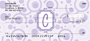 Bubbly Monogram C Personal Checks