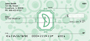 Bubbly Monogram D Personal Checks