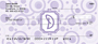 Bubbly Monogram D Personal Checks