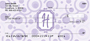 Bubbly Monogram H Personal Checks