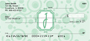 Bubbly Monogram J Personal Checks