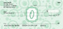 Bubbly Monogram O Personal Checks